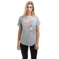 Grau meliert - Lifestyle - Dumbo - "Happy" T-Shirt für Damen