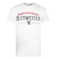 Weiß - Front - Budweiser - T-Shirt für Herren