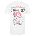Weiß - Back - Budweiser - T-Shirt für Herren