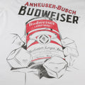 Weiß - Lifestyle - Budweiser - T-Shirt für Herren
