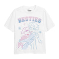 Weiß - Front - Frozen - "Besties" T-Shirt für Mädchen