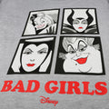Grau - Lifestyle - Disney - "Bad Girls" Sweatshirt Rundhalsausschnitt für Damen