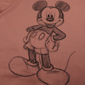 Rosa-Grau - Side - Disney - "Mickey Forward" Sweatshirt Rundhalsausschnitt für Damen