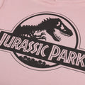 Rosa-Grau - Side - Jurassic Park - Kapuzenpullover für Damen