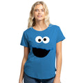 Saphir-Blau - Front - Sesame Street - T-Shirt für Damen