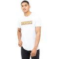 Weiß-Gelb - Side - Pac-Man - T-Shirt für Herren