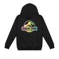 Schwarz - Front - Jurassic Park - Kapuzenpullover Logo für Damen