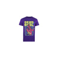 Violett-Gelb-Rot - Front - Deadpool - "90's" T-Shirt für Herren