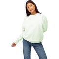 Salbei - Side - Cotton Soul - Sweatshirt Rundhalsausschnitt für Damen