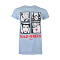 Hellblau - Front - Disney - "Bad Girls" T-Shirt für Damen