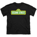 Schwarz - Front - Sesame Street - T-Shirt für Kinder
