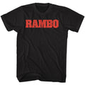 Schwarz - Front - Rambo - T-Shirt für Herren