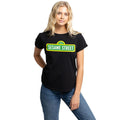 Schwarz - Side - Sesame Street - T-Shirt für Damen