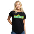 Schwarz - Front - Sesame Street - T-Shirt für Damen