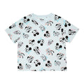 Grau-Schwarz - Back - Mickey Mouse & Friends - Schlafanzug mit langer Hose für Damen
