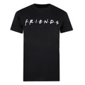 Schwarz - Front - Friends - "Titles" T-Shirt für Herren