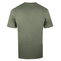 Militärgrün-Schwarz - Back - Batman - "Wayne Industries" T-Shirt für Herren