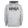 Grau - Front - NASA - Kapuzenpullover für Herren