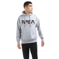 Grau - Side - NASA - Kapuzenpullover für Herren