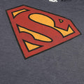 Grau-Rot-Gelb - Back - Superman - Schlafanzug mit langer Hose für Herren