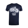 Marineblau - Front - BSA - T-Shirt für Herren