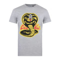 Grau meliert - Front - Cobra Kai - T-Shirt für Herren