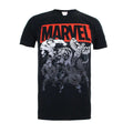 Schwarz - Front - Marvel - "Collective" T-Shirt für Herren
