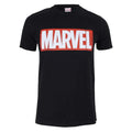Schwarz - Front - Marvel Comics - "Core" T-Shirt für Herren