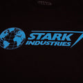 Schwarz-Blau - Side - Marvel - "Stark Industries" T-Shirt für Herren