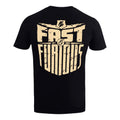 Schwarz - Back - Fast & Furious - T-Shirt für Herren