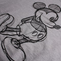 Grau - Side - Disney - Kurzes Sweatshirt für Damen