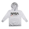 Grau - Front - NASA - "National Aeronautics" Kapuzenpullover für Jungen