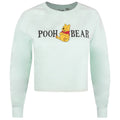 Seegrün - Front - Winnie the Pooh - Kurzes Sweatshirt für Damen