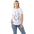 Weiß - Side - Winnie the Pooh - T-Shirt für Damen