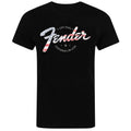 Schwarz - Front - Fender - T-Shirt für Herren