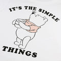 Weiß-Pink-Schwarz - Side - Winnie the Pooh - "Its The Simple Things" Schlafanzug mit langer Hose für Damen