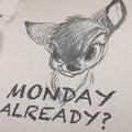 Haferflocken-Grau - Side - Bambi - "Monday" Nachthemd für Damen