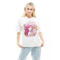 Altweiß - Lifestyle - Wonder Woman - "Peace Love Equality" T-Shirt für Damen