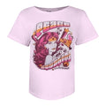Lavendel - Front - Wonder Woman - "Peace Love Equality" T-Shirt für Damen