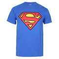 Königsblau-Rot - Front - Superman - T-Shirt für Herren
