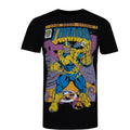 Schwarz-Gelb-Violett - Front - Marvel - "Snap" T-Shirt für Herren