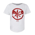 Weiß - Front - Captain Marvel - T-Shirt für Damen