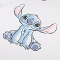 Weiß-Blau - Side - Lilo & Stitch - T-Shirt für Damen