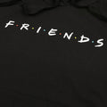Schwarz-Weiß - Side - Friends - Kapuzenpullover für Damen