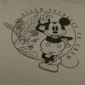 Helles Khaki-Schwarz - Lifestyle - Disney - "Allow Yourself To Grow" T-Shirt für Damen