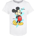 Altweiß-Schwarz-Rot - Front - Disney - "Florida" T-Shirt für Damen