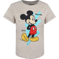 Hellgrau-Schwarz-Rot - Front - Disney - "Florida" T-Shirt für Damen