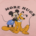 Altrosa - Side - Disney - "More Hugs" Kurzes Sweatshirt für Damen