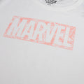 Weiß - Side - Marvel - T-Shirt Logo für Damen