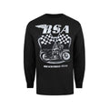 Schwarz-Weiß - Front - BSA - "Made In Birmingham" T-Shirt für Herren
